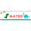 Banner de papel Baby Dino Pers.